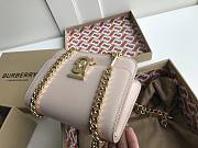 BURBERRY Small Leather TB Shoulder Bag Pink - 6