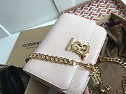 BURBERRY Small Leather TB Shoulder Bag Pink - 5