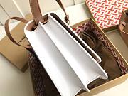 BURBERRY Medium Leather TB White Shoulder Bag - 2