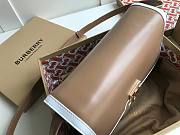 BURBERRY Medium Leather TB White Shoulder Bag - 4