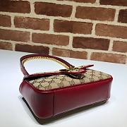 Gucci GG Marmont Mini Matelassé Red Shoulder Bag - 5