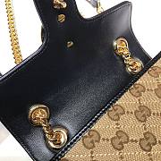 Gucci GG Marmont Mini Matelassé Black Shoulder Bag - 2