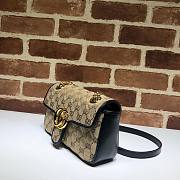 Gucci GG Marmont Mini Matelassé Black Shoulder Bag - 5