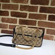 Gucci GG Marmont Mini Matelassé Black Shoulder Bag - 6