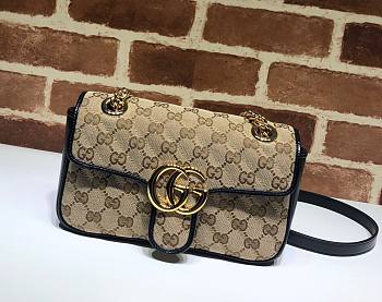 Gucci GG Marmont Mini Matelassé Black Shoulder Bag