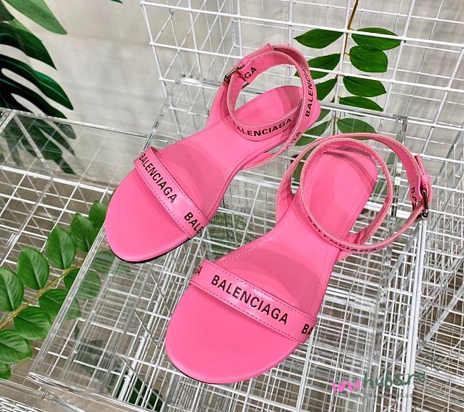 Balenciaga slippers pink - 1