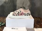 Dior embroided pink shoes - 1