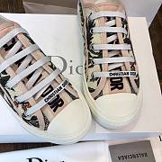 Dior embroided pink shoes - 5