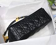 Dior Caro Medium Black Bag 25cm - 3