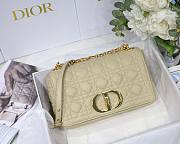 Dior Caro Medium Cream Bag 25cm - 1