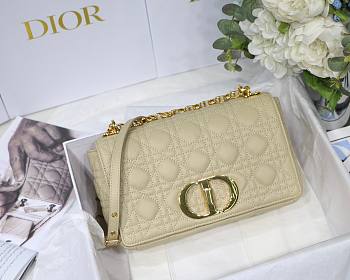 Dior Caro Medium Cream Bag 25cm