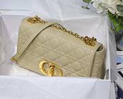 Dior Caro Medium Cream Bag 25cm - 5