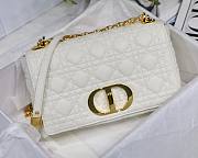 Dior Caro Medium White Bag 25cm - 4