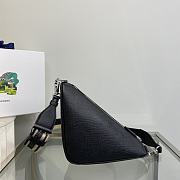 Prada White Saffiano Triangle black bag - 5