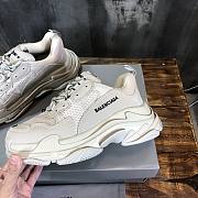 Balenciaga white-cream track shoes - 6