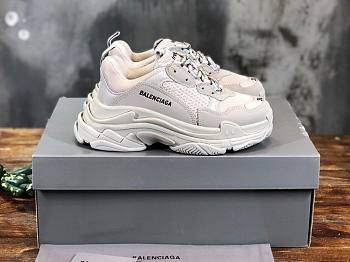 Balenciaga white-cream track shoes