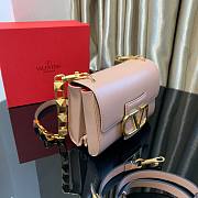 VALENTINO Garavani Stud Sign beige bag - 6