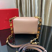 VALENTINO Garavani Stud Sign beige bag - 3