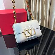 VALENTINO Garavani Stud Sign white bag - 5