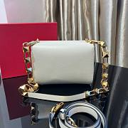 VALENTINO Garavani Stud Sign white bag - 2