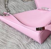 GIVENCHY Black Small Cut Out Chain Pink Bag - 6