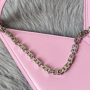 GIVENCHY Black Small Cut Out Chain Pink Bag - 4