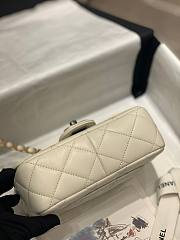 Chanel CF flap bag charms 2022 white - 4