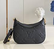 LV Bagatelle Monogram Empreinte Leather Black M46091  - 1