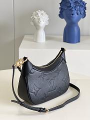 LV Bagatelle Monogram Empreinte Leather Black M46091  - 2