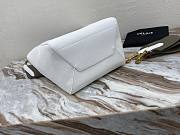 Celine Seau Sangle 23cm white bag - 4