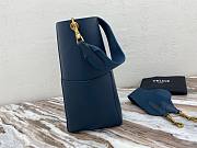 Celine Seau Sangle 23cm blue bag - 5