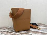 Celine Seau Sangle 23cm brown bag - 4