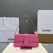 Jacquemus pink leather bag  - 1