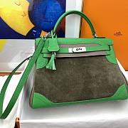 Hermes Birkin Green 10123 30cm - 4