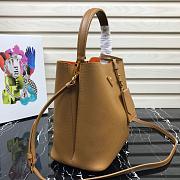 Prada Medium Saffiano Leather Dark Beige Bag - 2