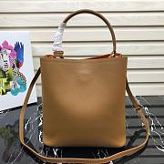 Prada Medium Saffiano Leather Dark Beige Bag - 6