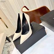 YSL Patent White Heels 10cm - 4