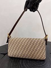 Fendi Baguette 1997 Beige split leather bag - 5