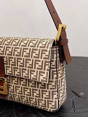 Fendi Baguette 1997 Beige split leather bag - 4