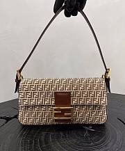 Fendi Baguette 1997 Beige split leather bag - 1