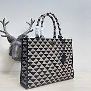 Prada Symbole jacquard fabric large bag - 4