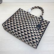 Prada Symbole jacquard fabric large bag - 6