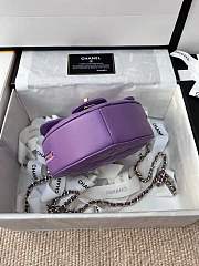 Chanel New Heart Shaped Bag AS2060 Purple - 4