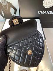 Chanel New Heart Shaped Bag AS2060 Black - 6