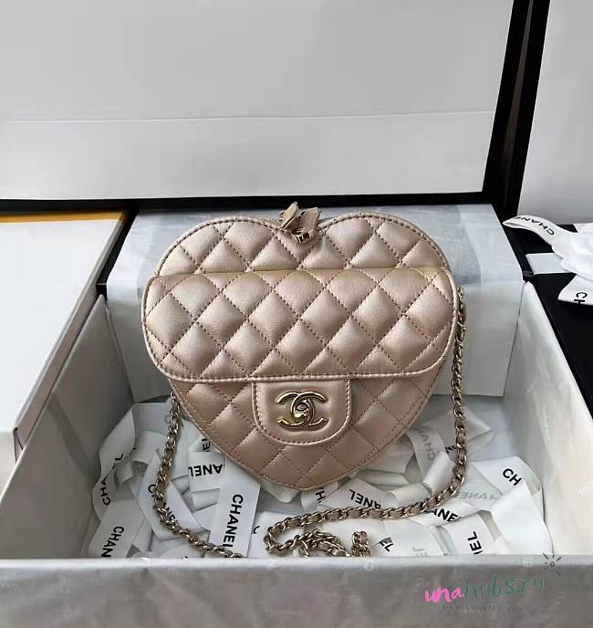 Chanel New Heart Shaped Bag AS2060  - 1