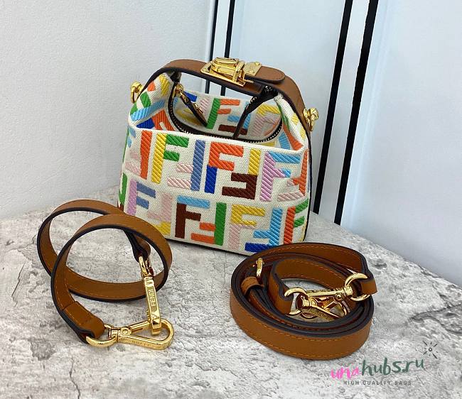 Fendi FF mini hobo multicolor bag - 1