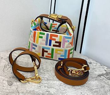 Fendi FF mini hobo multicolor bag