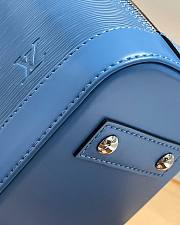 Louis Vuitton Alma BB Ebene Canvas Handbags Blue - 3