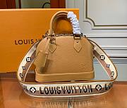 Louis Vuitton Alma BB Ebene Canvas Handbags Orange - 1