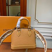 Louis Vuitton Alma BB Ebene Canvas Handbags Orange - 3